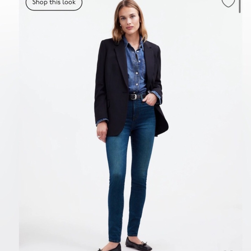 “MADEWELL” 10” Hi Rise Skinny Jeans